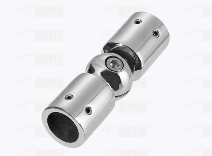 Bathroom Shower-Enclosure Hardware Pipe Fitting 304-Stainless-Steel Support Bar Tube Pipe Connector