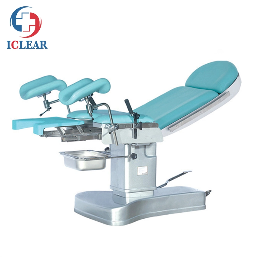 Medical Electric and Hydraulic Gynecological Examination Surgery Delivery Table