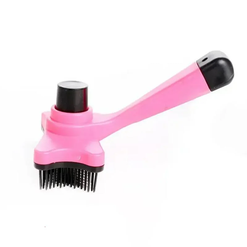 Pet Grooming Brush Self Cleaning Automatically Dog Cat Slicker Brush Remove Dog Hairs Pet Comb