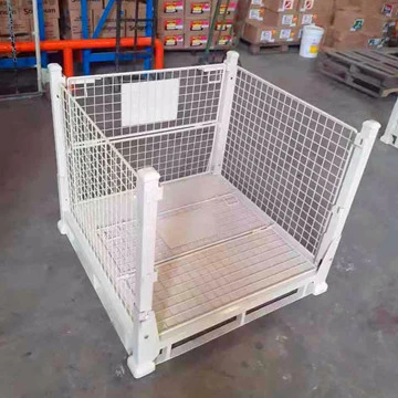 Stackable Foldable Metal Wire Cage Pallet