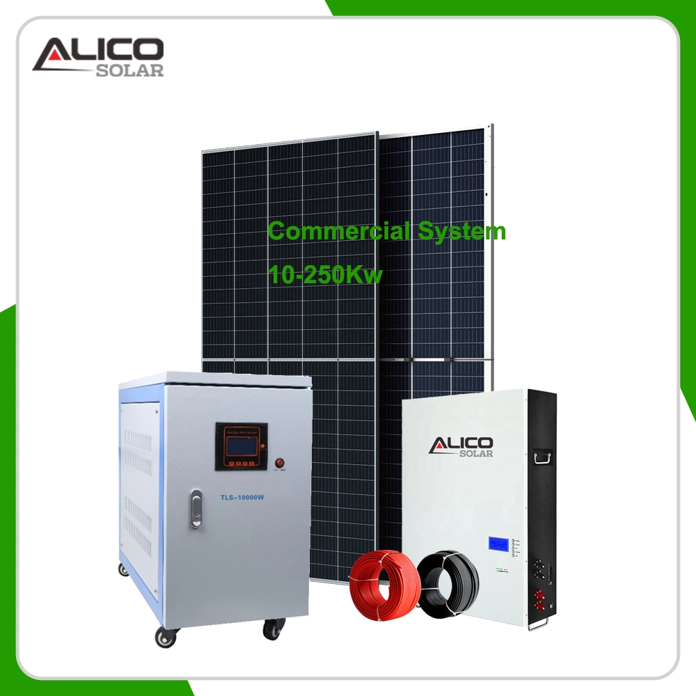 OEM 5kw 5kVA Hybrid fuera de la red de alimentación para panel de inicio del Sistema Solar comercial