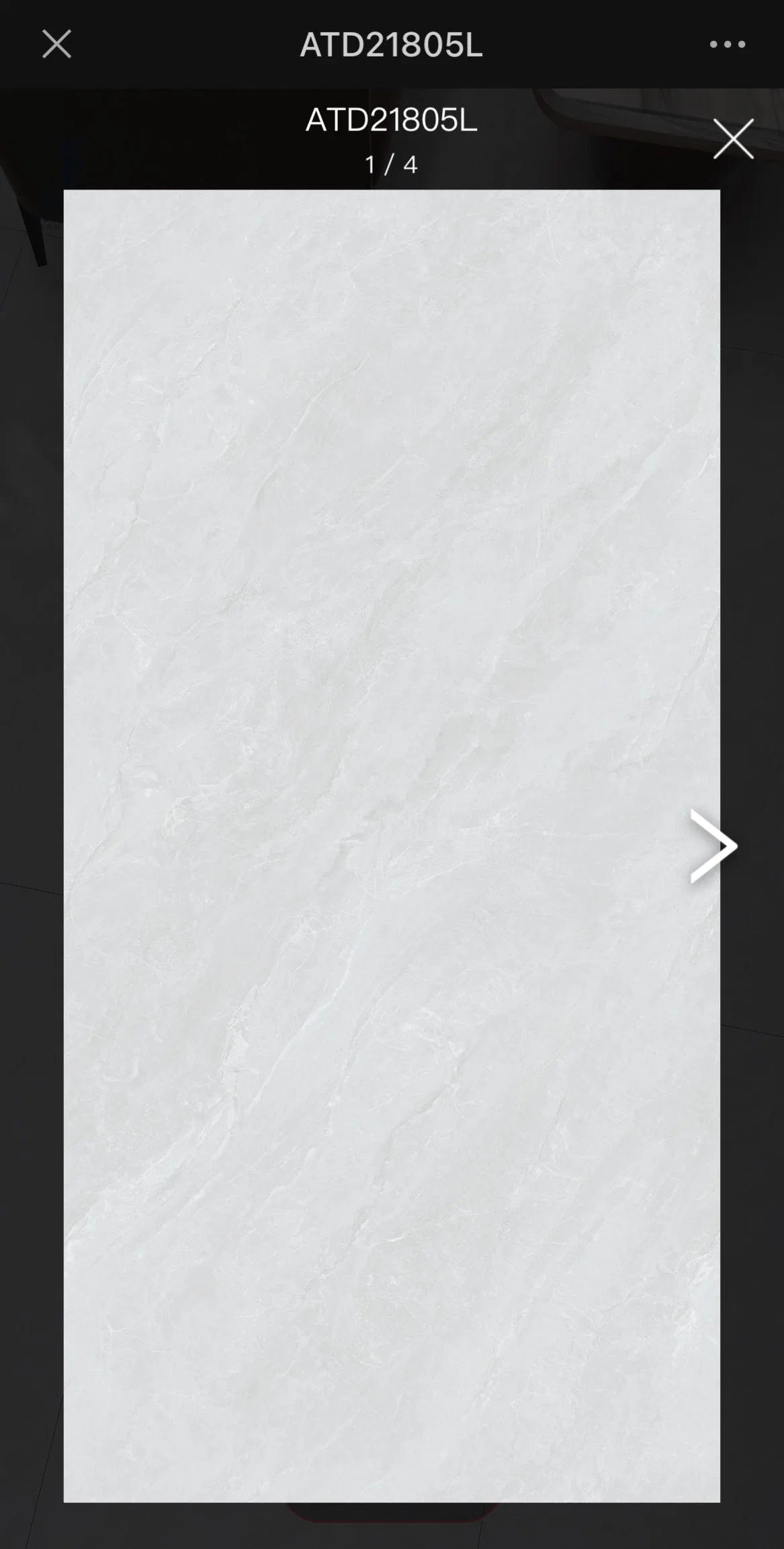 All Four Sides of Any Continuous Grain Light Gray Ice Crystal Color Floor Tile, Living Room Background Wall Simple Modern Style