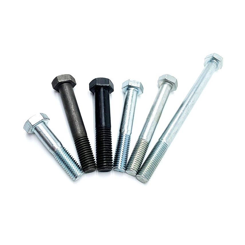 China Manufacturing Wholesale/Supplier Cheap Price Grade 8.8 Bolt and Nut DIN931 DIN933 Metric Stainless Steel Carbon Steel Zin Plated Galvanized Hexagon Hex Head Bolt