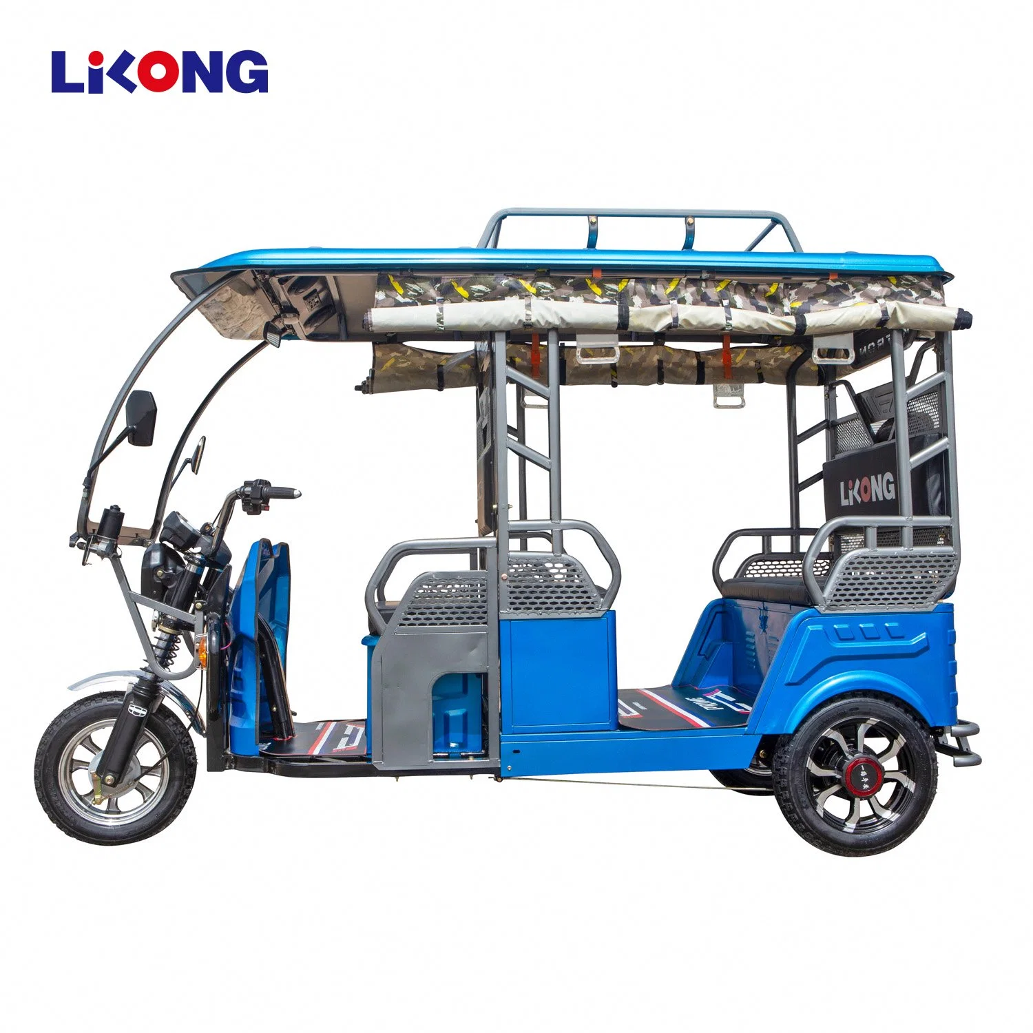 Lilong Hot Sale Indian Passenger Electric Auto Rickshaw Three Wheel Motorcycle Taxi