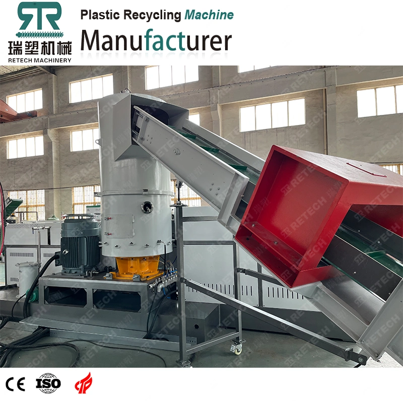 High Performance Compactor PP PE LDPE HDPE Film Water Ring Granulating Line