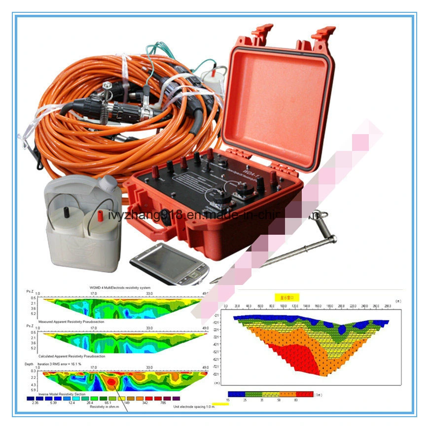 Équipement de résistivité géo Résistivité électrique Tomographie de résistivité Imagerie de résistivité Instrument géologique pour la recherche d'eau souterraine Détecteur d'eau souterraine