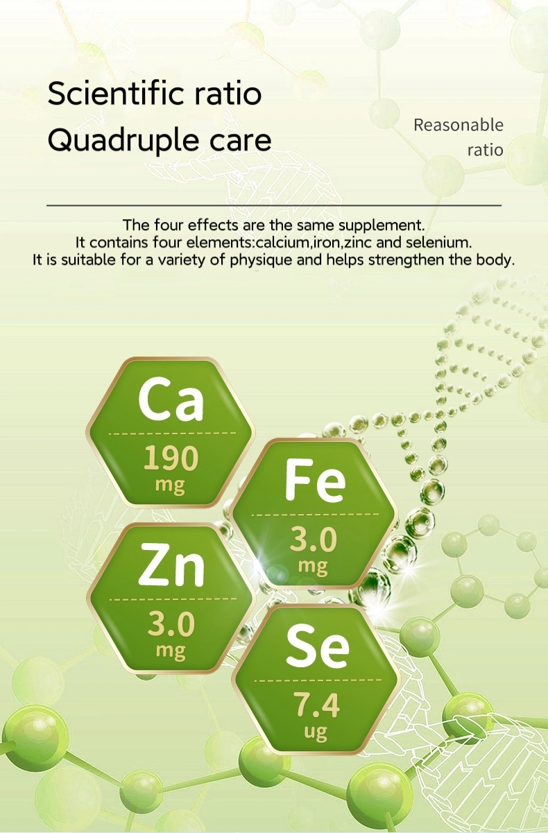 Calcium Eisen Zink Selen Kautabletten Gesundheit Lebensmittel