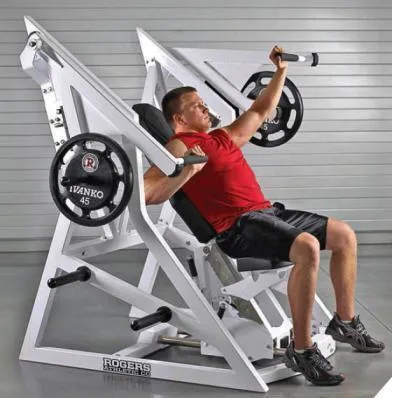 Professional Fitness Equipment Rogers Athletic Incline Shoulder Press/Body Building Machine