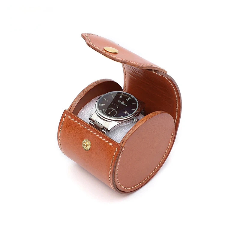 Top - Grade Leather Watch Bag Jewelry Watch Packaging Gift Box Single Watch Box