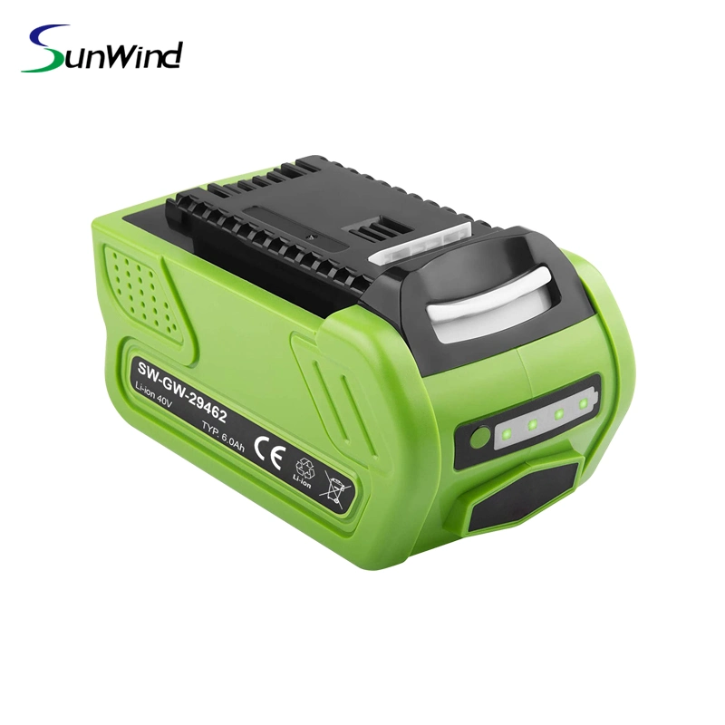 40V 3ah 6ah Replacement Lithium Battery Cordless Power Tool Greenworks 29462