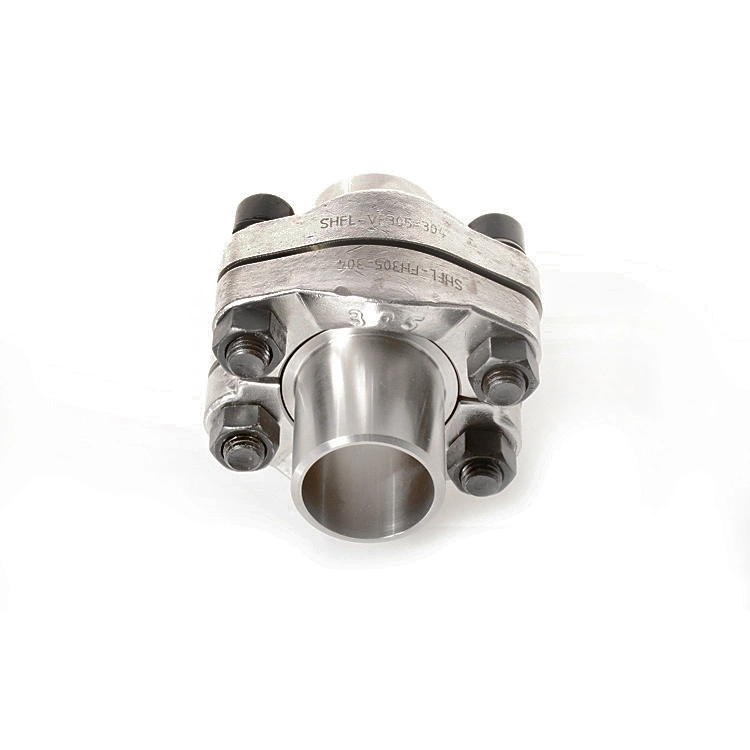 ISO 6162.1 Light 3000psi Stainless Steel Butt Weld SAE Flange Coupling with Flange Head