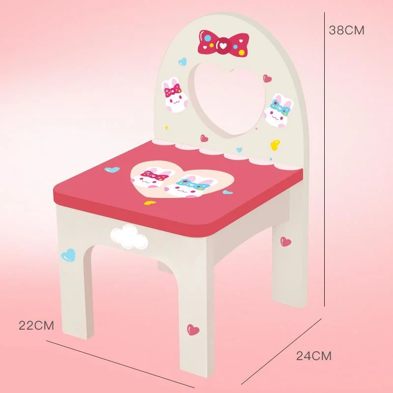 Casa de juegos de madera de juguete niña de tocador de mesa niños Dressers