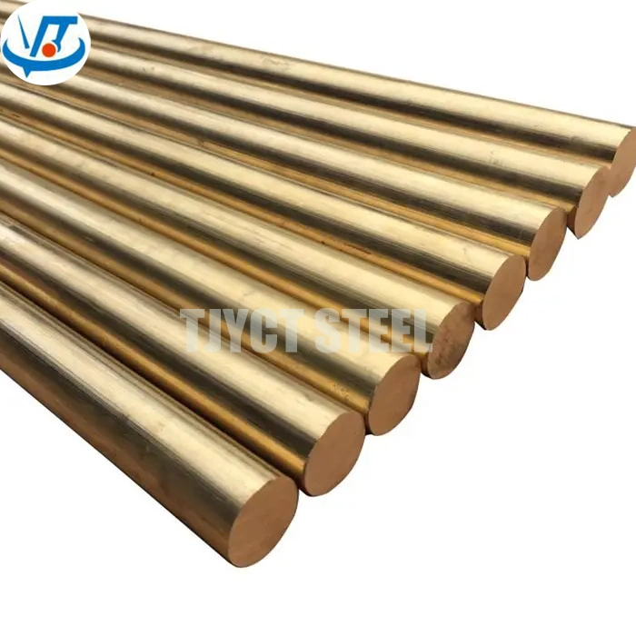 Straight Brass Rod Golden Alloy Polished Surface 8mm 18mm 20mm 30mm 50mm Alloy Brass Bar