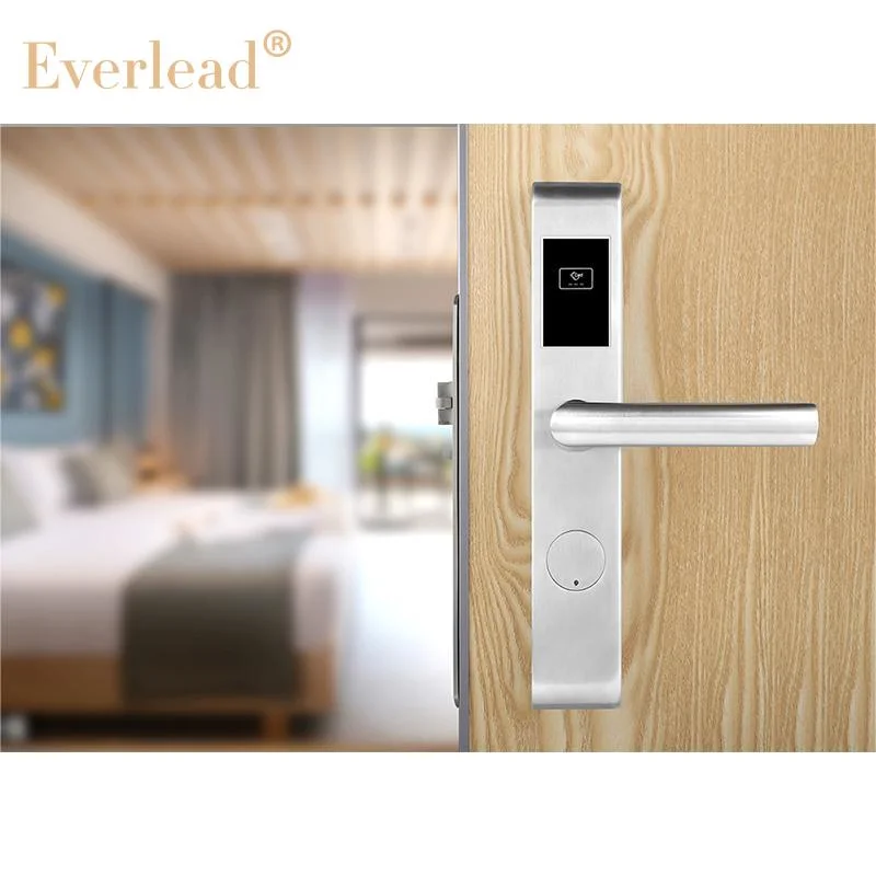 Good Price China OEM ODM Automatic RFID Card Slim Design with Efficient Management System Software Smart Lock for Hotel