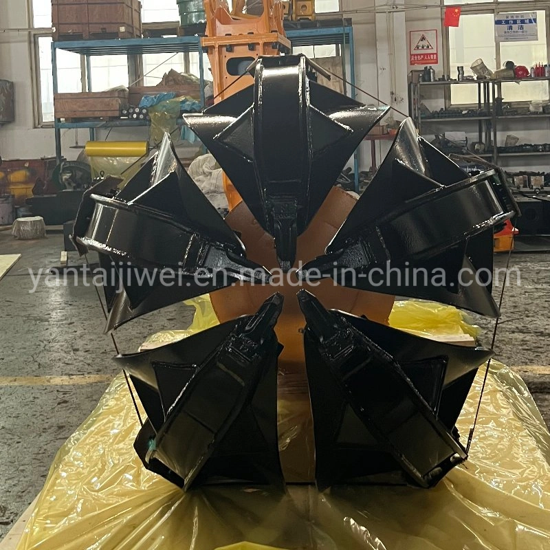 Customized Rotating Orange Peel Hydraulic Grapple for Wheel Loaders