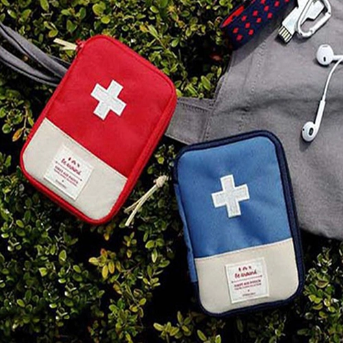 Trousse de premiers soins, trousse de premiers soins, sac de voyage, pochette en polyester, petit sac, Kit médical promotionnel