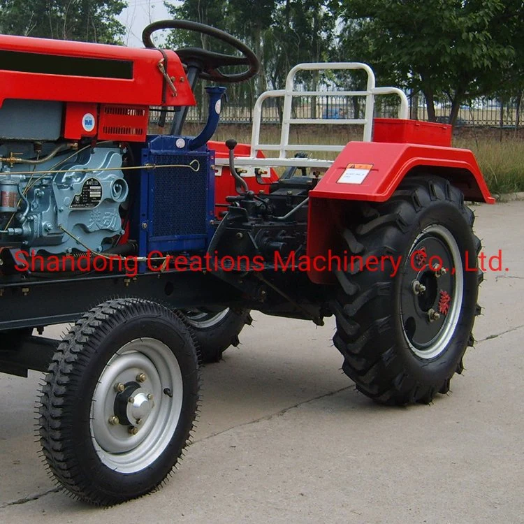 Good Quality Mini Farming Tractor Garden 2 Wheel Drive 4WD Tractor