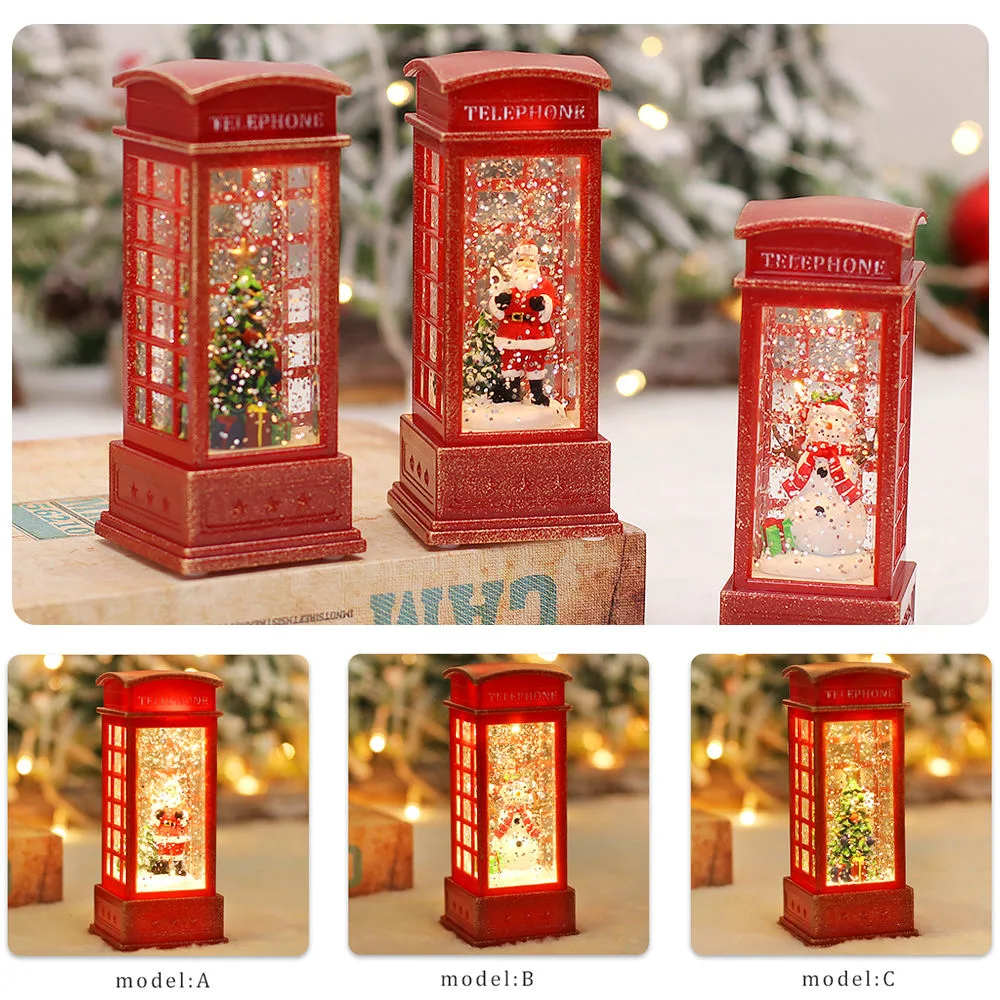 Christmas Table Decorations LED Night Light Gift Party Accessories