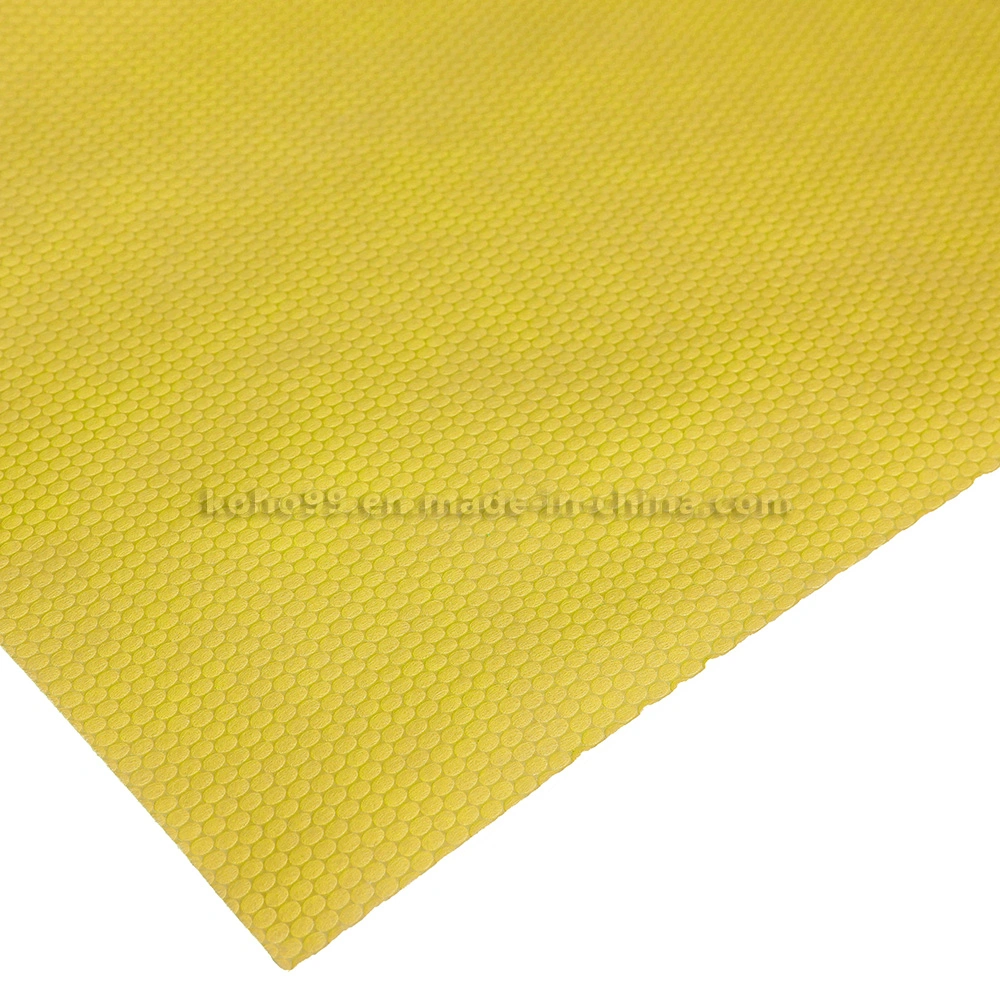 Burbuja amarilla Nonwoven Emboss material para embalaje de regalo