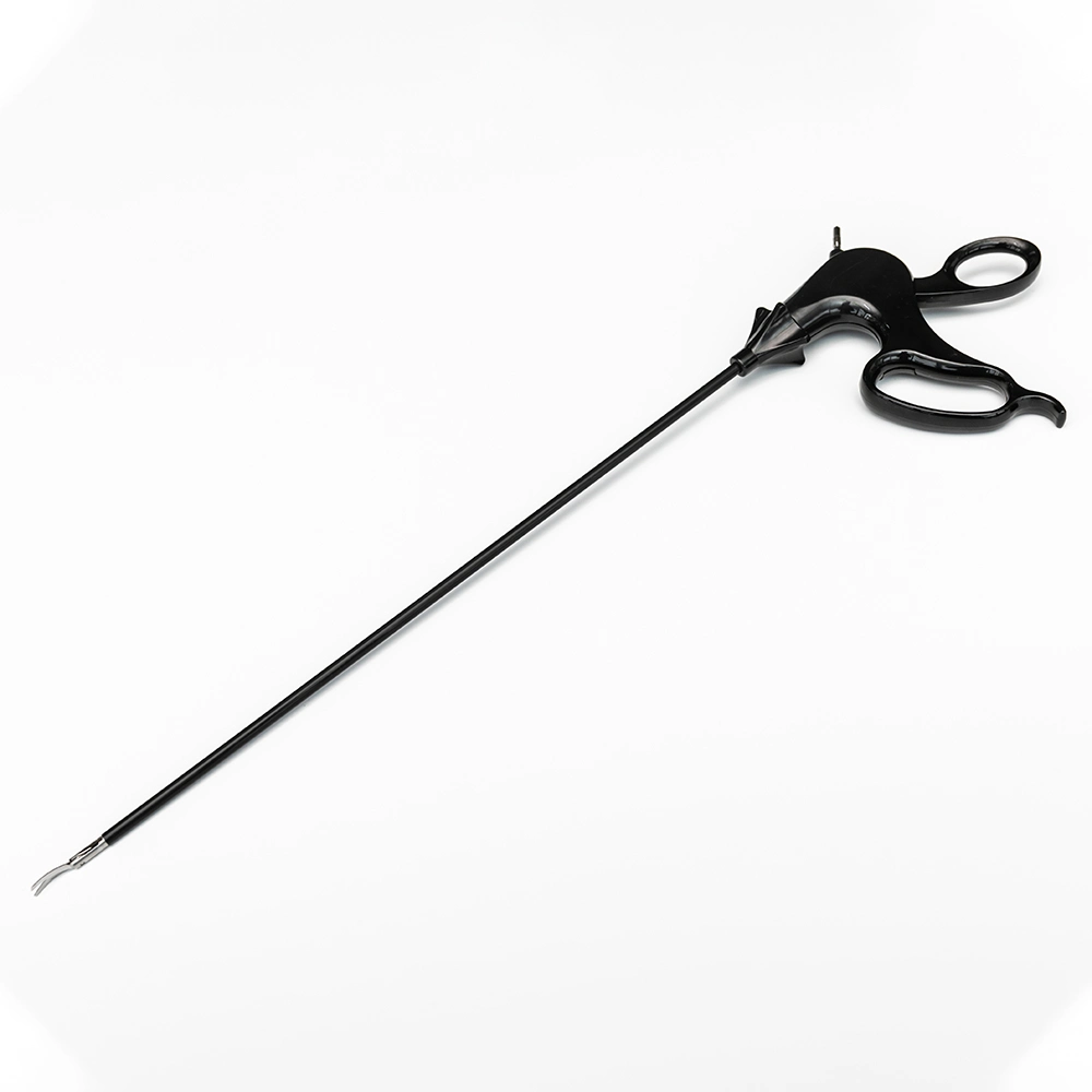 Monopolar mayorista dispositivo médico mordaza curva Laparoscopic tijeras Forceps