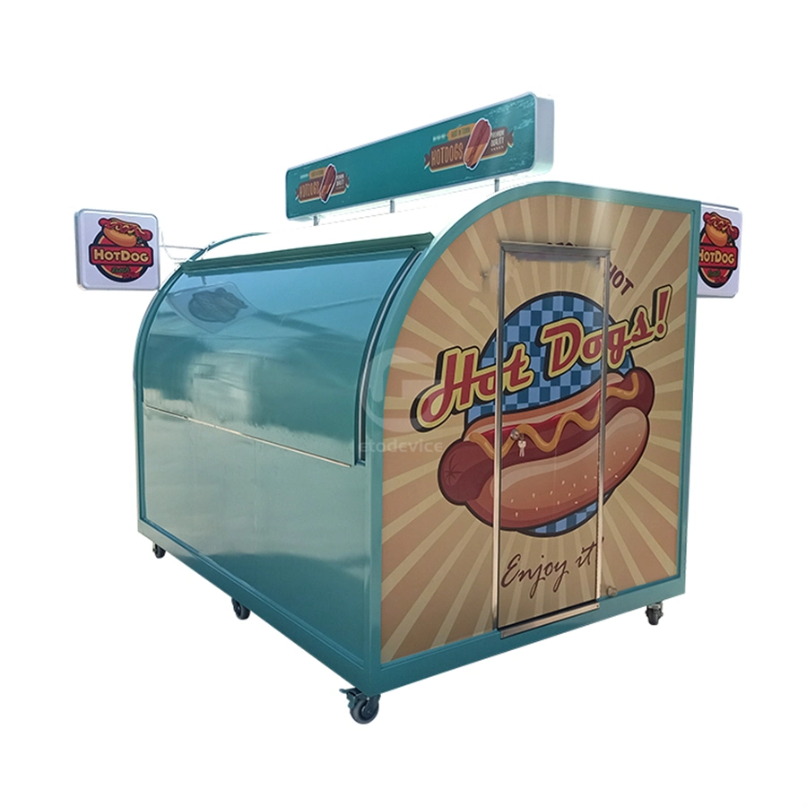 New Design Customized Mobile Food Carts Sale