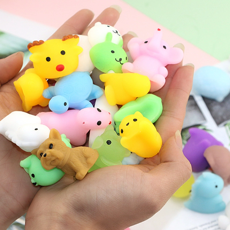 60 Pack Kawaii Scented Super Soft Stress Relief Mochi Squeeze Squishy Novelty Fidget Toy Promotional Gift