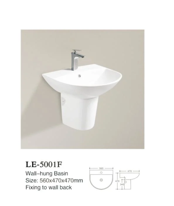 Ceramic Wash Basin Bathroom Wall Hung Mini Lavabos with Ceramic Material