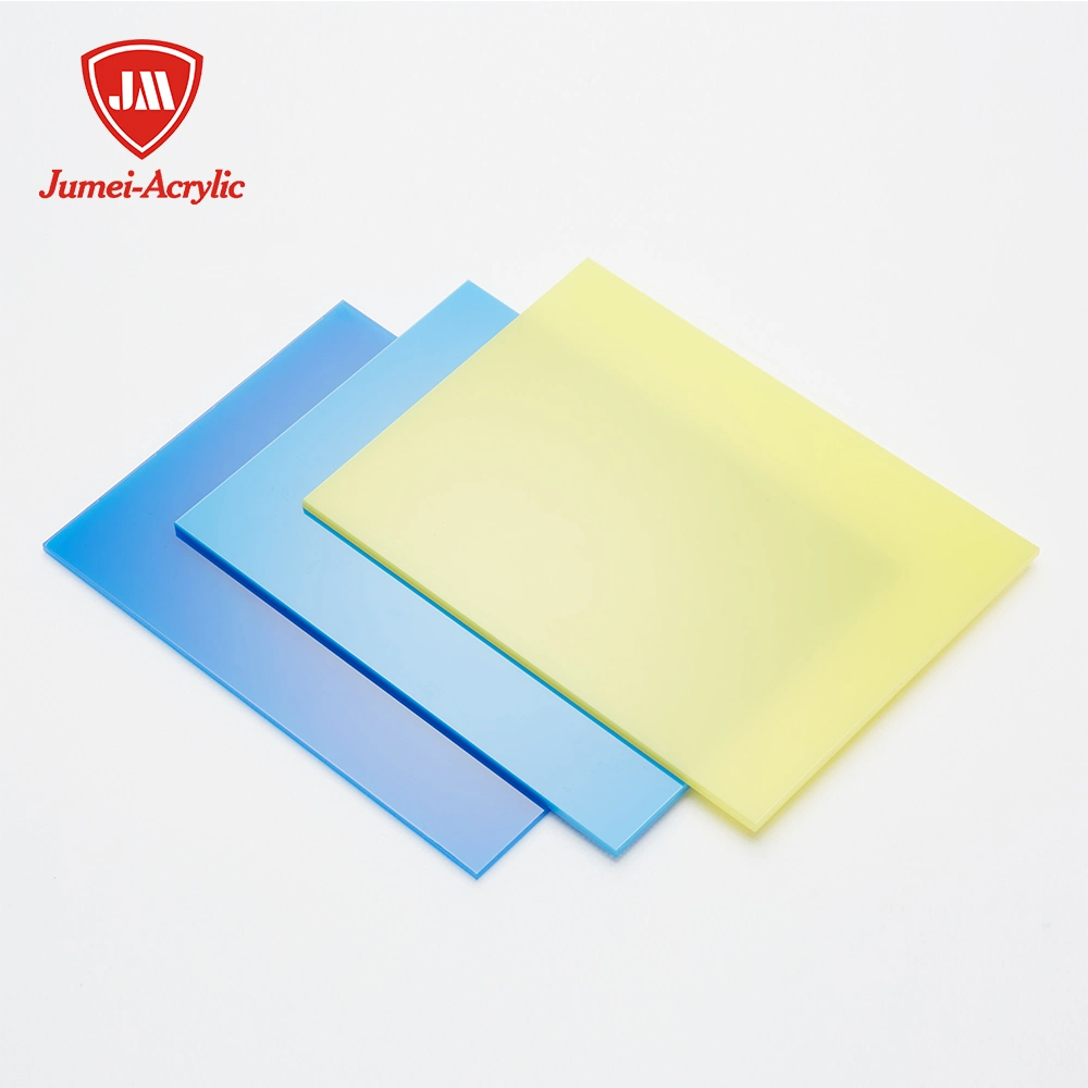 Fiche produit haut de gamme haute brillance des couleurs de feuilles en acrylique moulé en Perspex pour l'affichage