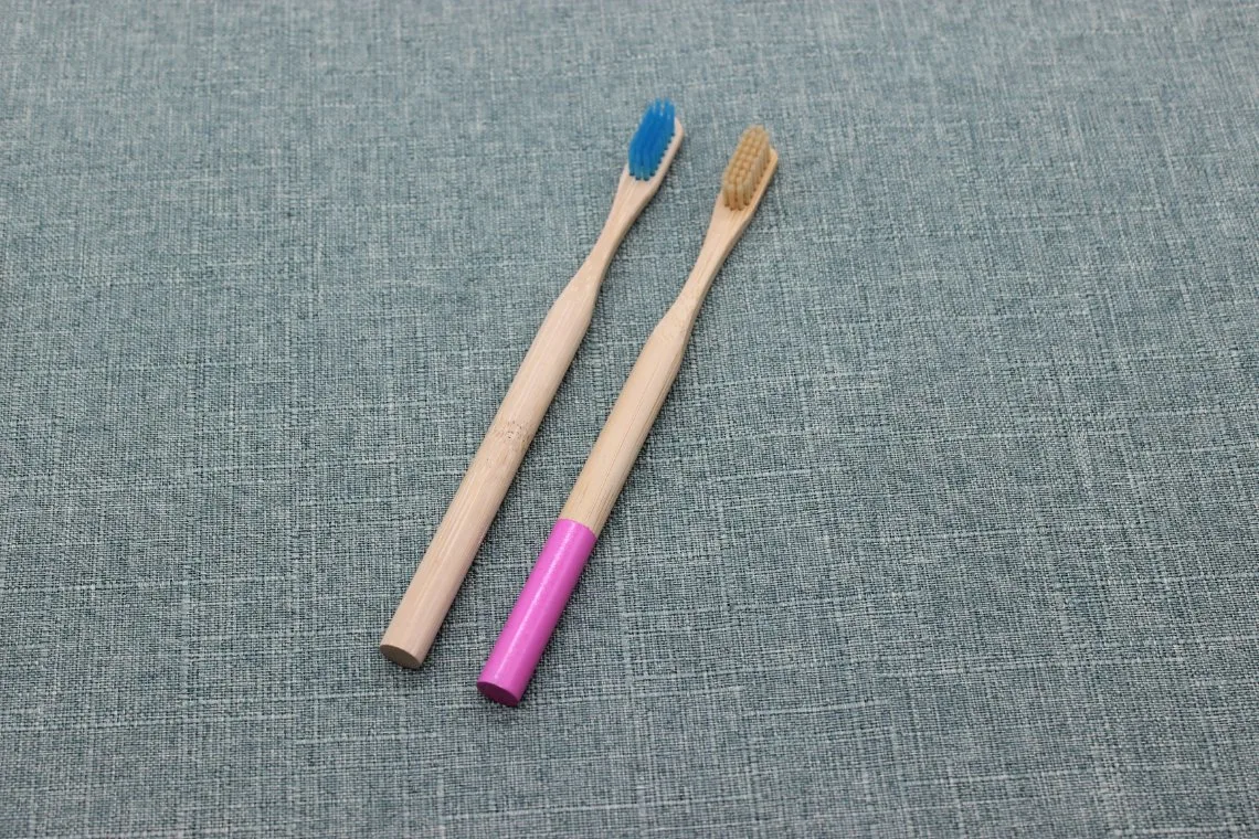 Different Shape Natural Bamboo Toothbrush Hand