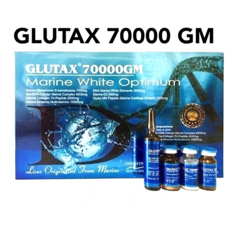 Glutax 700 0000 GS Glutax 2 000 GS Glutax 180 000 GS Protection IV Glutathione DNA Injection Marine White Optimum Skin Glutathione Whitening