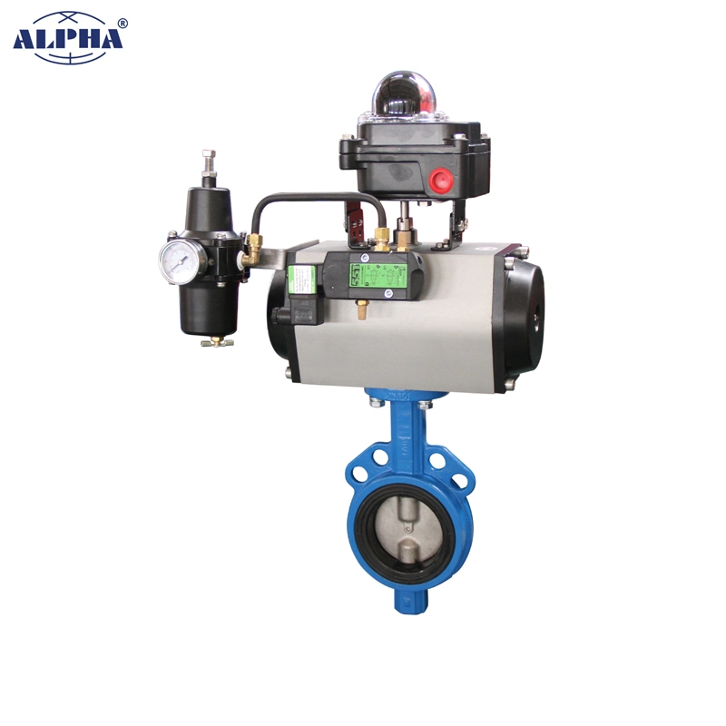 Alpha B-Series 90 Degree Pnematic Actuator for Ball/Butterfly Valve Control