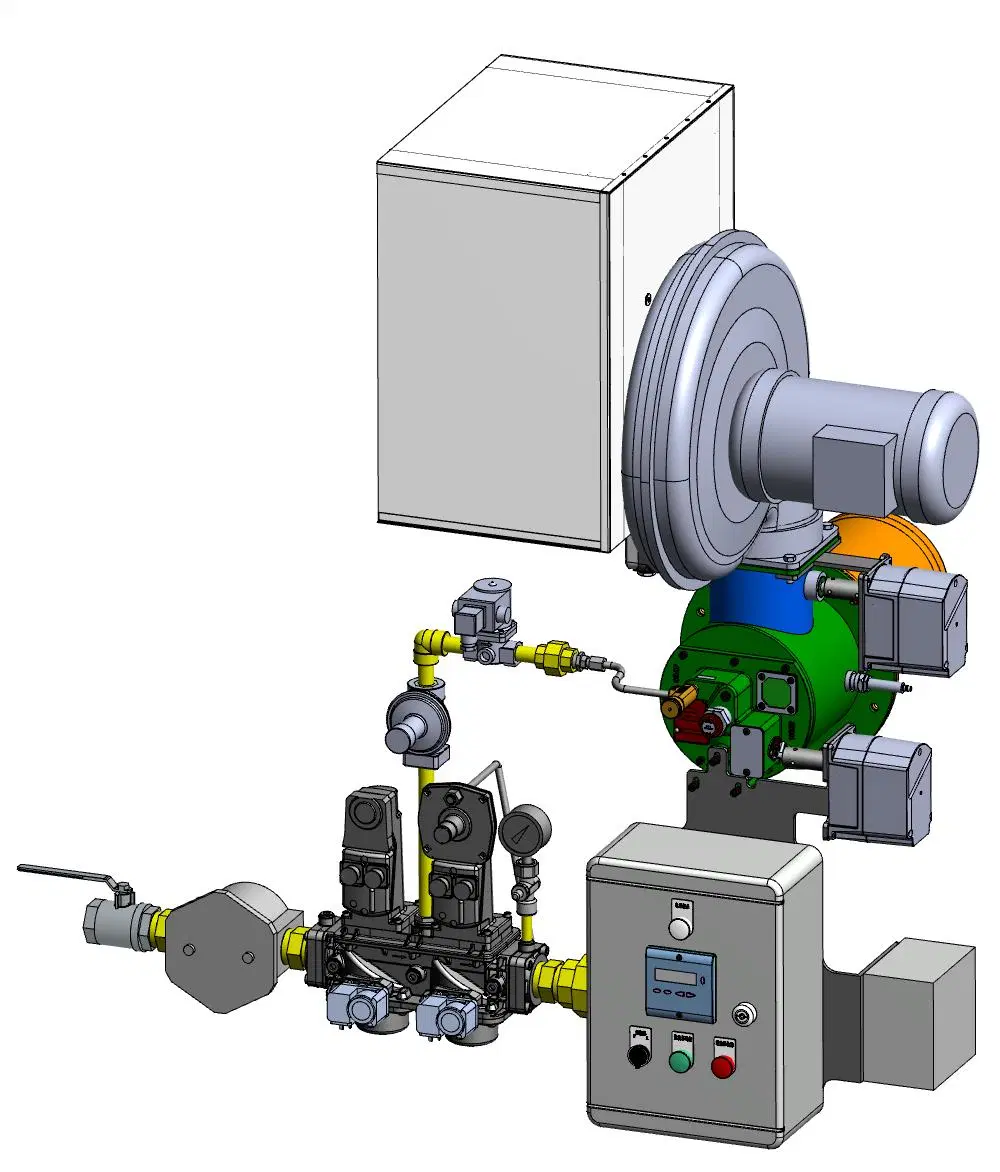 WFP-Gas Burner Tbln 300 sistema para hornos y secadoras