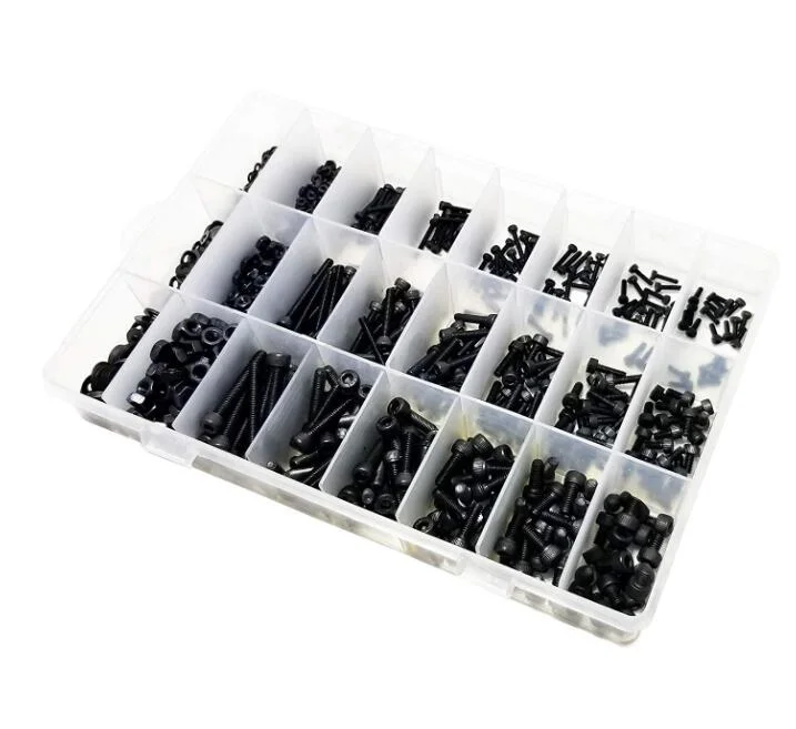 Aiboyin Hex Socket Head Cap Bolts Screws Nuts Washers Assortment