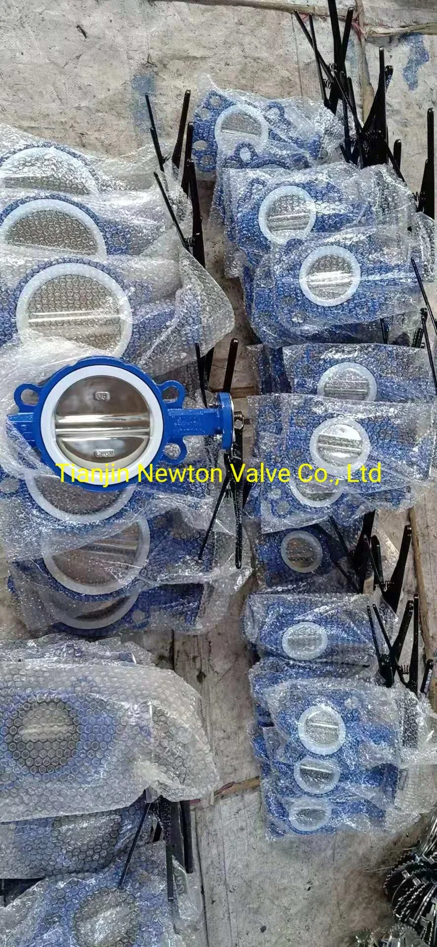 API 609 Class 125 Class 150 Stainless Steel Wafer Type Butterfly Valve with Miror Finish Bufing Polish Bright Finish SS316 Disc Without Tapper Pin Teflon Seat