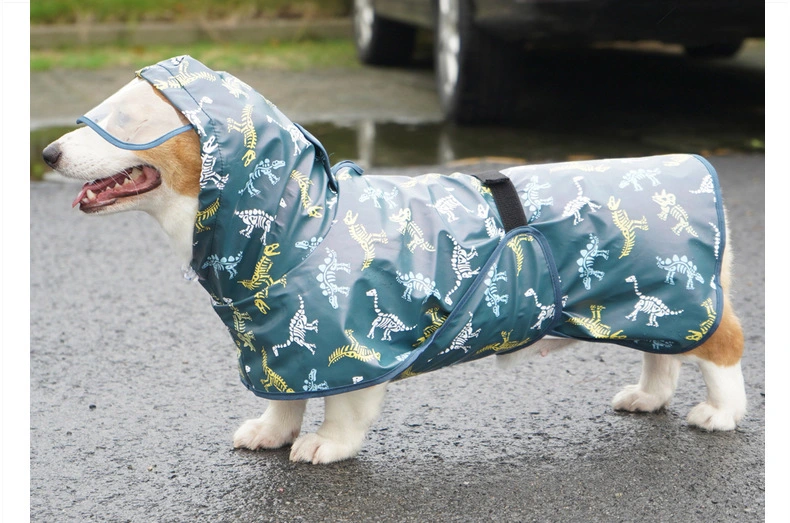 Venda por grosso de etileno impermeáveis à prova de água de chuva de Cão vestindo roupas Pet