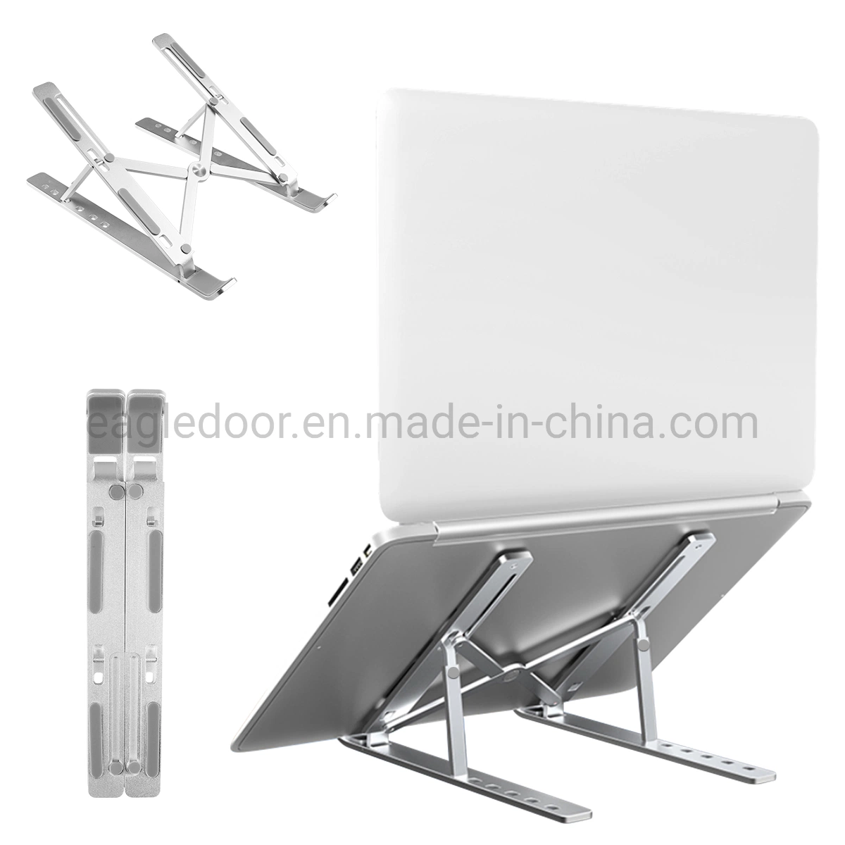 Wholesale/Supplier Invisible Foldable Portable Aluminum Vertical Adjustable Laptop Stand