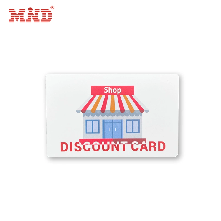 Free Sample RFID Plastic Supermarket Discount Card Manufacturer in China