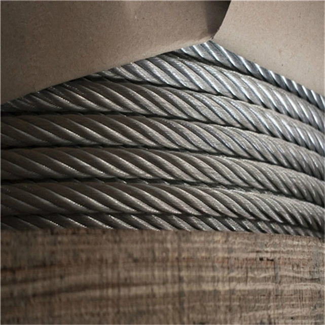 304 316 7X19 Stainless Steel Wire Rope Diameter 8mm