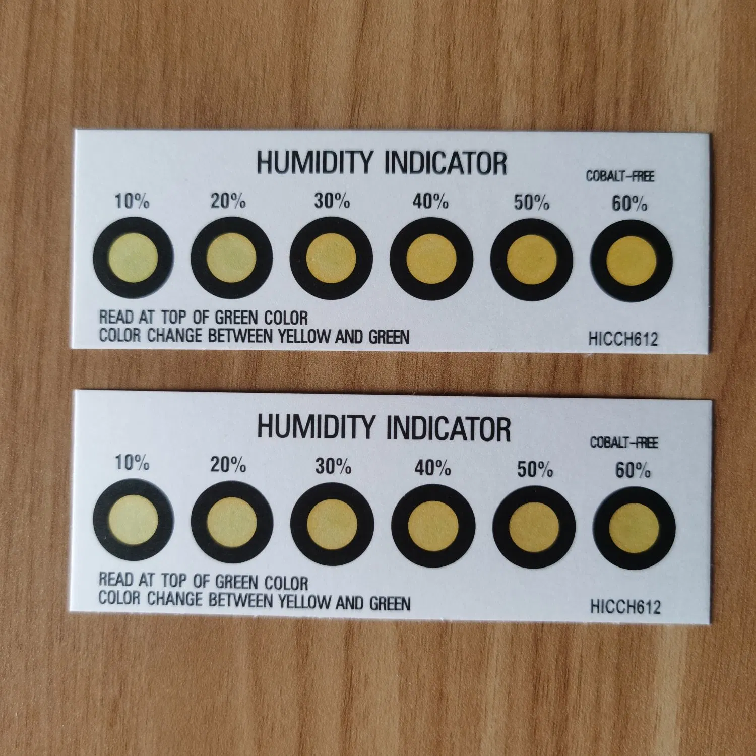 1DOT 3dots 4dots 6dots Hic kobaltfreie Feuchteanzeige-Karte Für Computerteile