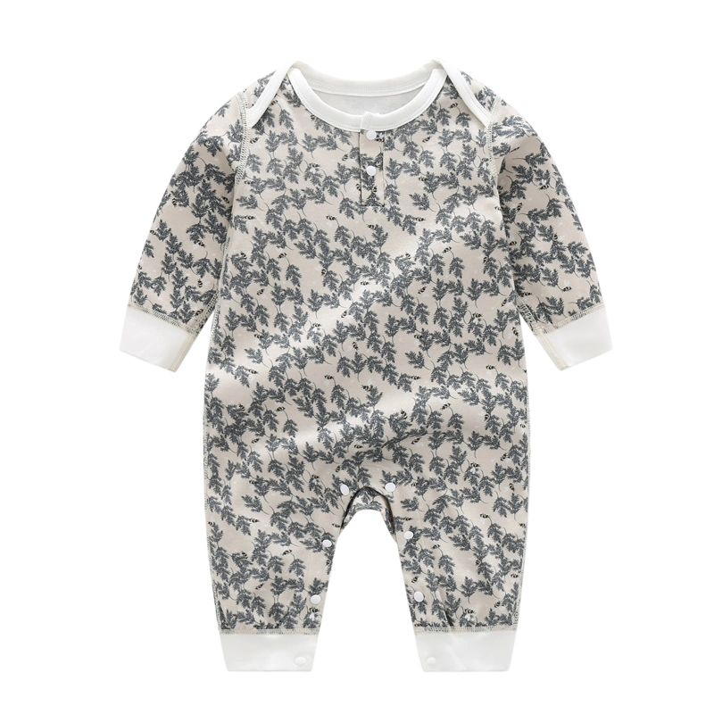 Baby Boys&prime; Romper Newborn Clothing Boutique Baby Organic Cotton Suit Garment