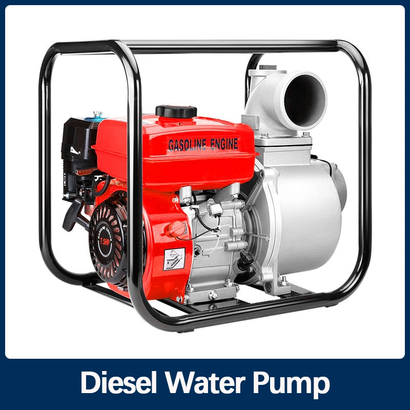 Diesel Engine Water Pump Set Agriculture Equipment 2, 3, 4 Inch Agricultural Irrigation High Pressure High Lift Diesel Gasoline Centrifugal Pump