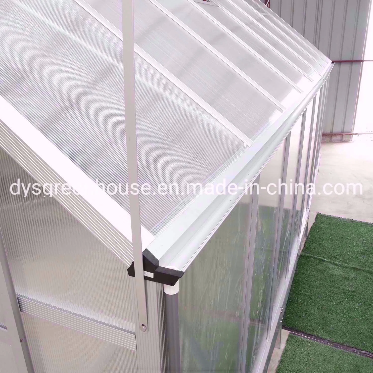 Moderne Hauptentwurfs-Liebhaberei-Aluminiumpolycarbonat-Garten-Gewächshäuser für Verkauf (RDGA0814-6mm)