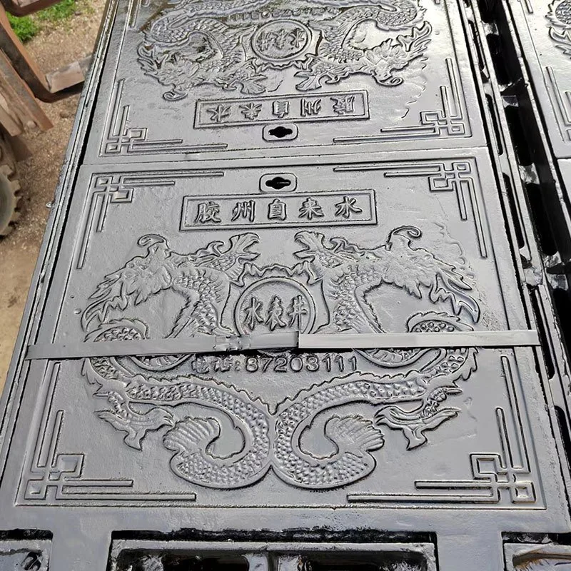 Professional Custom Municipal Drainage Nodular Cast Iron Manhole Cover