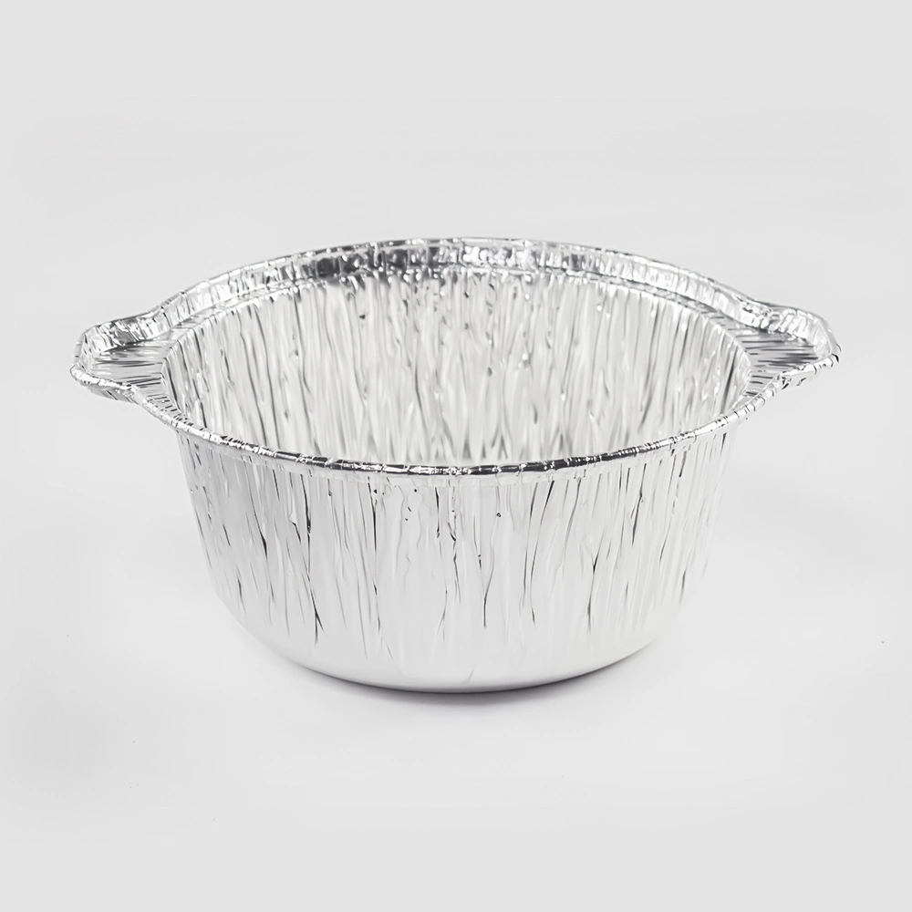 Middle East Hot Selling Multi-Size Weighted Thickened Cooking Disposable Aluminum Foil Pot with Lid