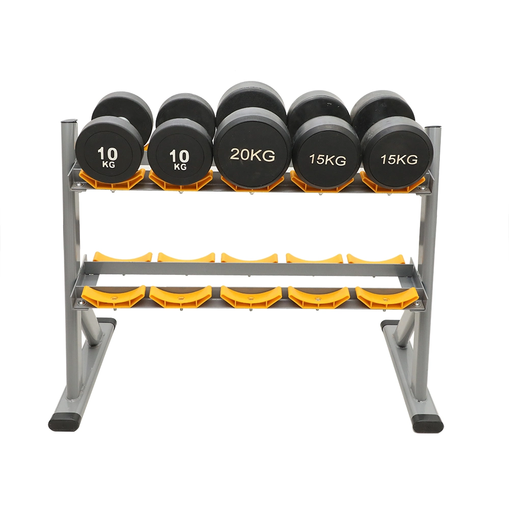 10 Pairs Two Layer Dumbbell Racks with Bracket Gym Equipment for Weight Storage