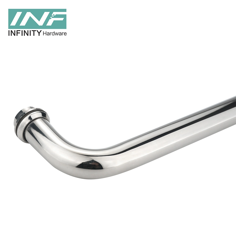 Shower Hardware Handle High End Resistant Rust Anti-Deformation and Moisture Proof 304 Stainless Steel Shower Door Glass Door Handle Bathroom Accessories