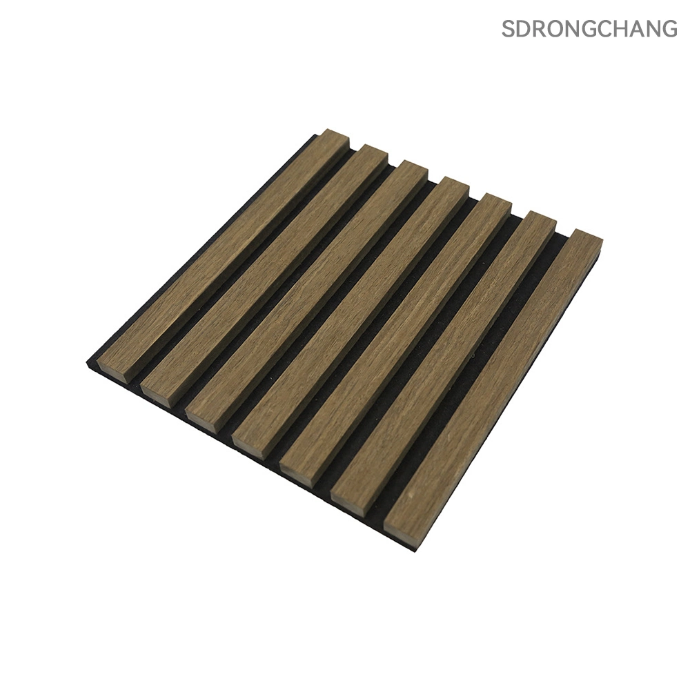 Acoustic Wall Panels Decorative for Home Interior PVC Wall WPC Slatted Wall Panels