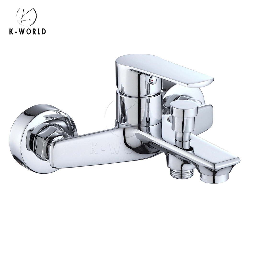 K-World Popular Bañera de grifo Mayorista/Proveedor muestra disponible Baño inteligente grifo Mezclador China 360 grados Swivel Bañera Ducha Mezclador