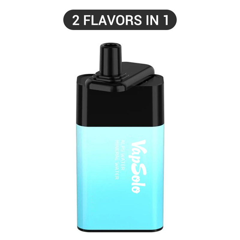 2023 Hot Selling Box Style 5000 Puffs Disposable Vape E Cigarette Custom Vaporizer 2 Flavors in One