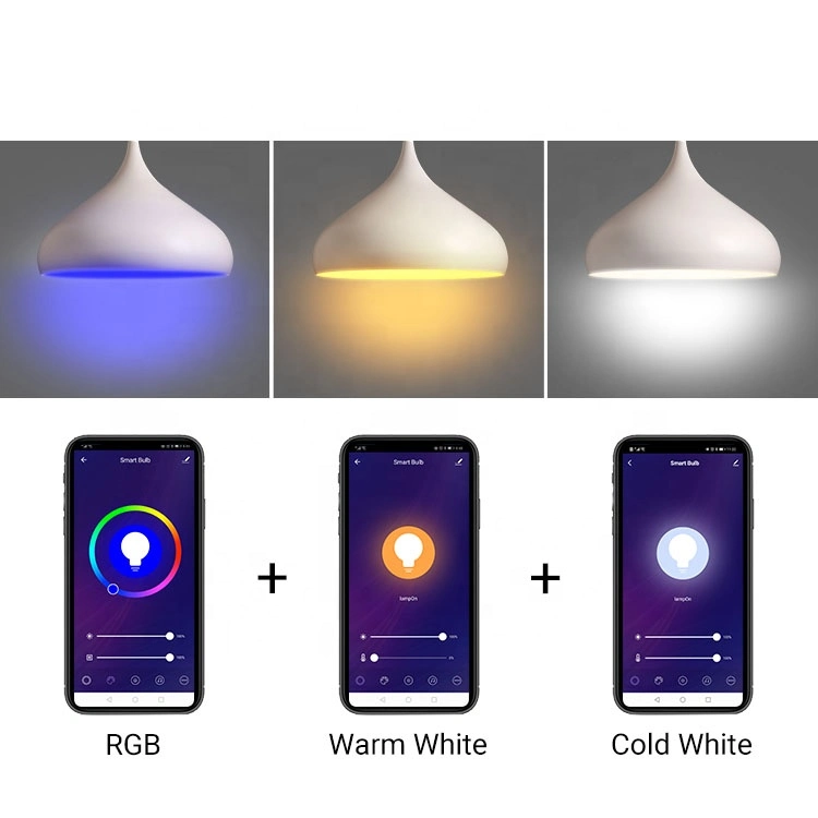 Télécommande WiFi Spotlight 5W Lampe Spot Light RVB Tuya Smart GU10 Ampoule de LED